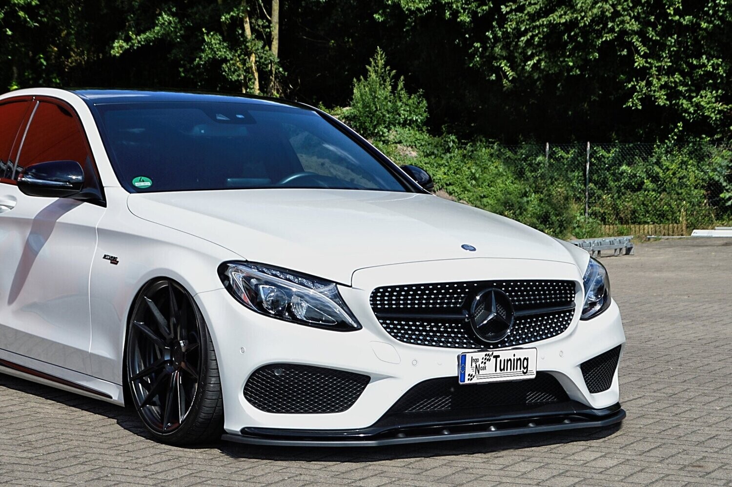 Voorspoilerlip Mercedes C W205 43 AMG Sedan