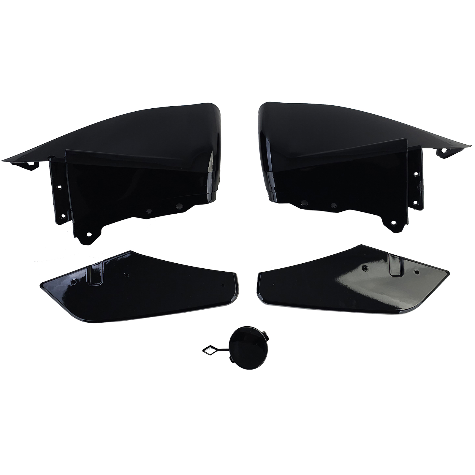 Diffuser glanzend zwart Tesla Model Y 2019-