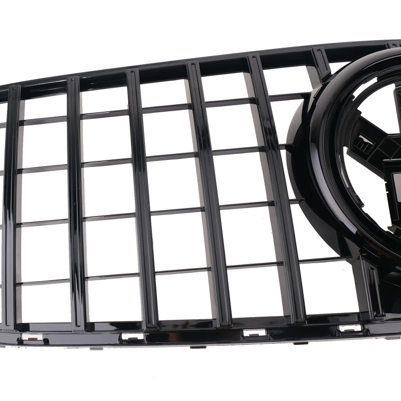 Grill passend voor Mercedes GLE W167 AMG / C167 Coupe 19-23 GT Look Glans Zwart