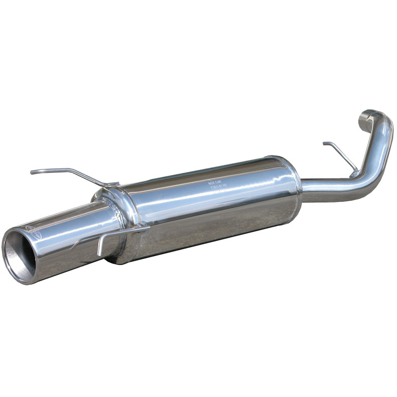 100% RVS Sportuitlaat  Ford Escort 1.6 (90-102-105pk) 102mm