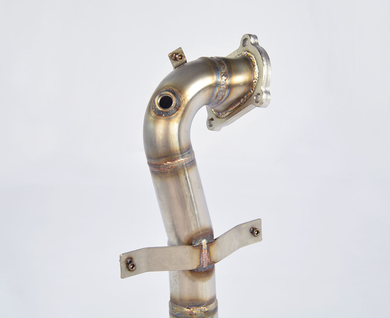 595 ABARTH 1.4T (145 Hp) (Ø65 with valve) 2015 Turbo downpipe kit (Replaces catalytic converter)