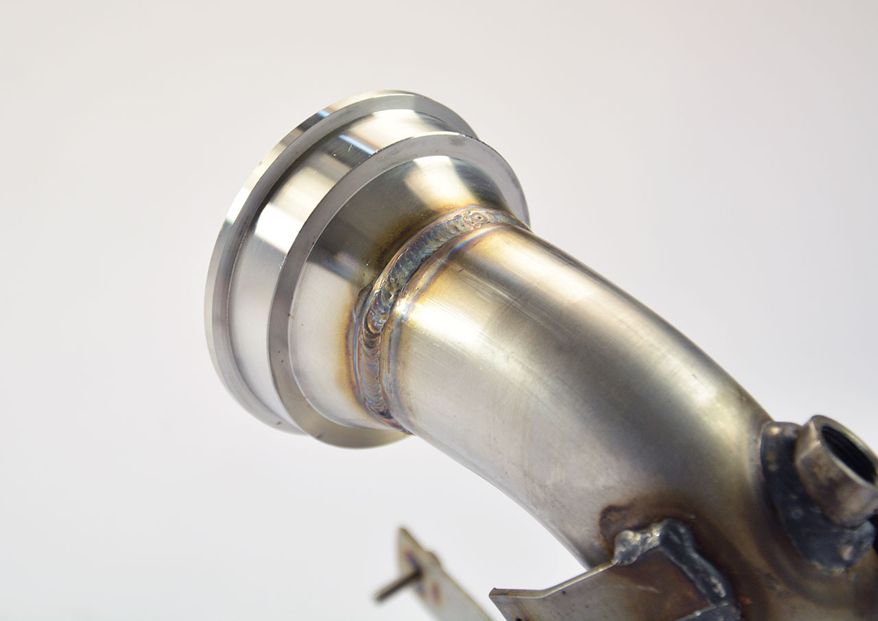 595 ABARTH 1.4T "50° Anniversario" (180 Hp) 2013 Turbo downpipe kit + Metallic catalytic converter (