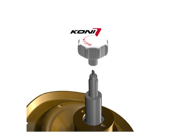Schroefset Koni VW Transporter T5 & T6 Geel T30 Extra Diep