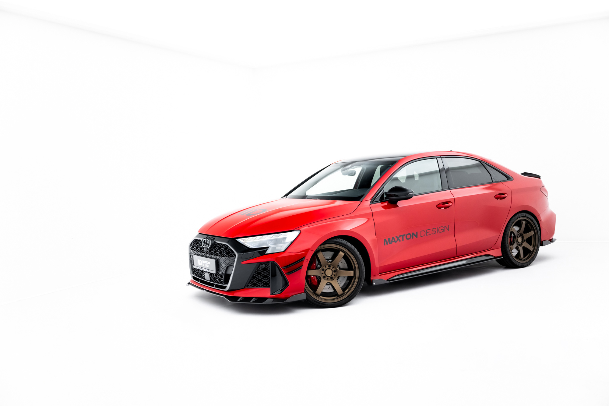 Prepreg Carbon Fiber Zijskirts V.1 Audi RS3 Sedan 8Y Facelift – Maxton Design