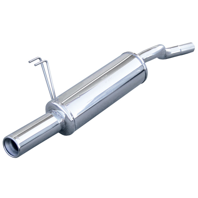 100% RVS Sportuitlaat  Fiat Punto 2B (188) 1.2 (60pk) 2003- 80mm