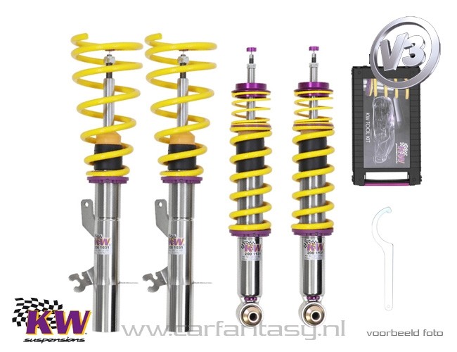 Schroefset KW V3 inox BMW 1 Serie 1K2 (F20,F21) ab 09/2011 118I