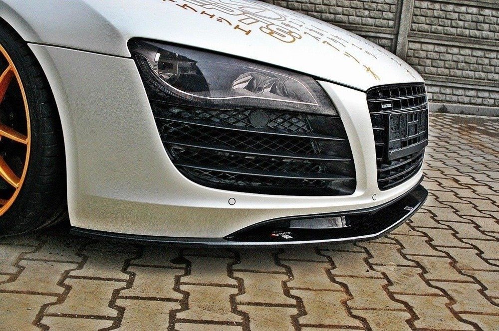 Voorspoiler passend voor Audi R8 06-15 Gloss Black