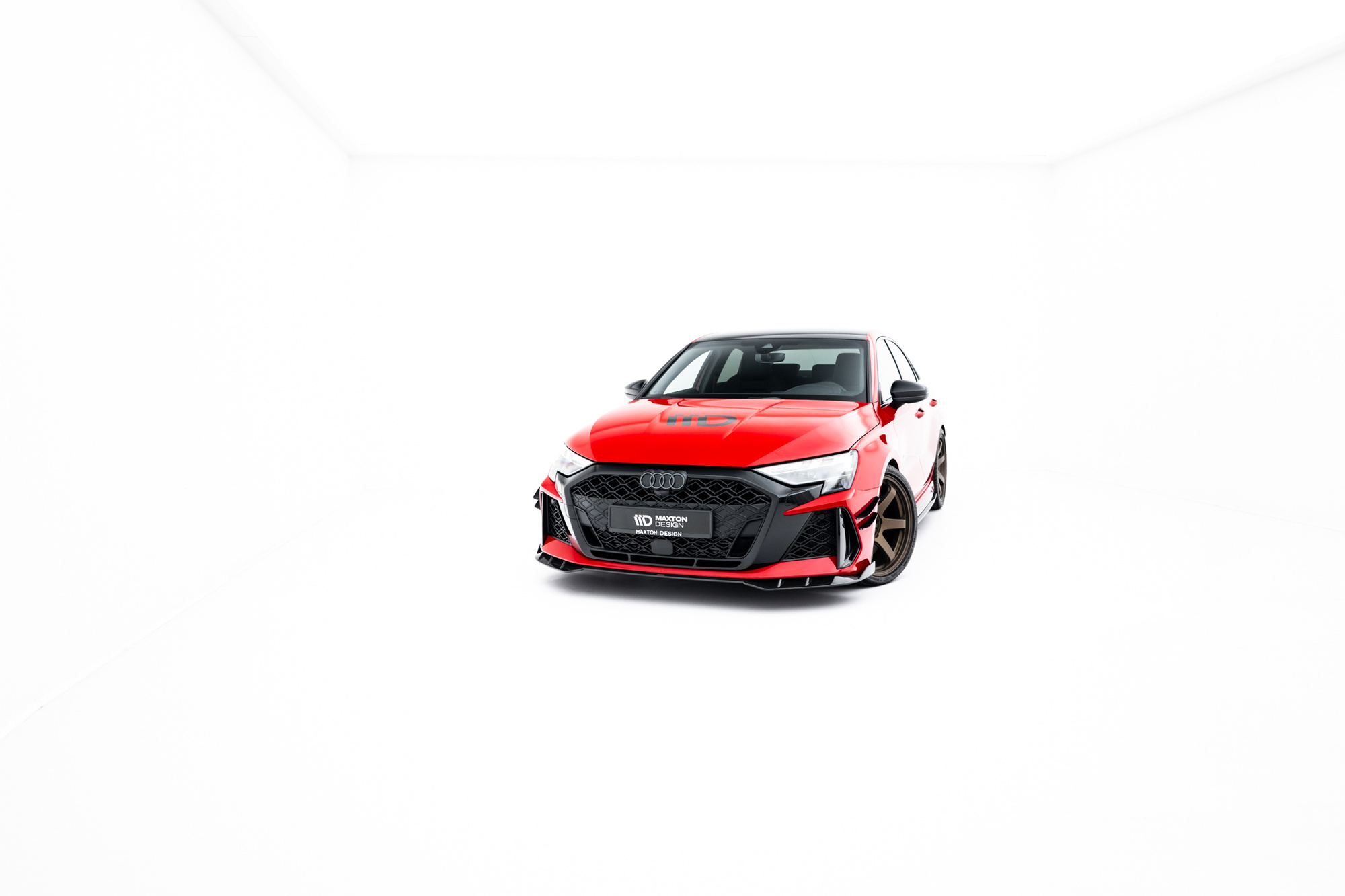 Prepreg Carbon Fiber Voorspoiler – Audi RS3 Sedan 8Y Facelift Maxton Design
