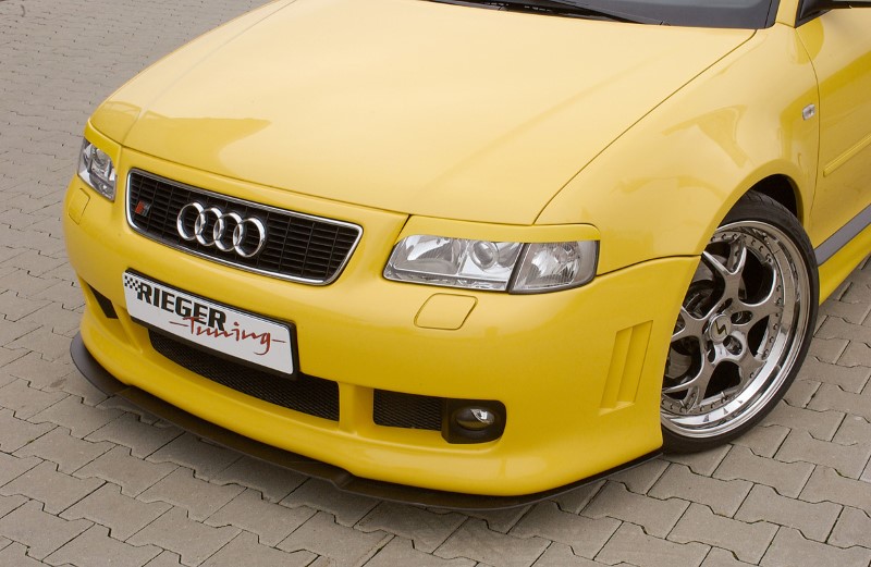 Spoilerzwaard voor Voorbumper passend voor Audi S3 ABS Rieger