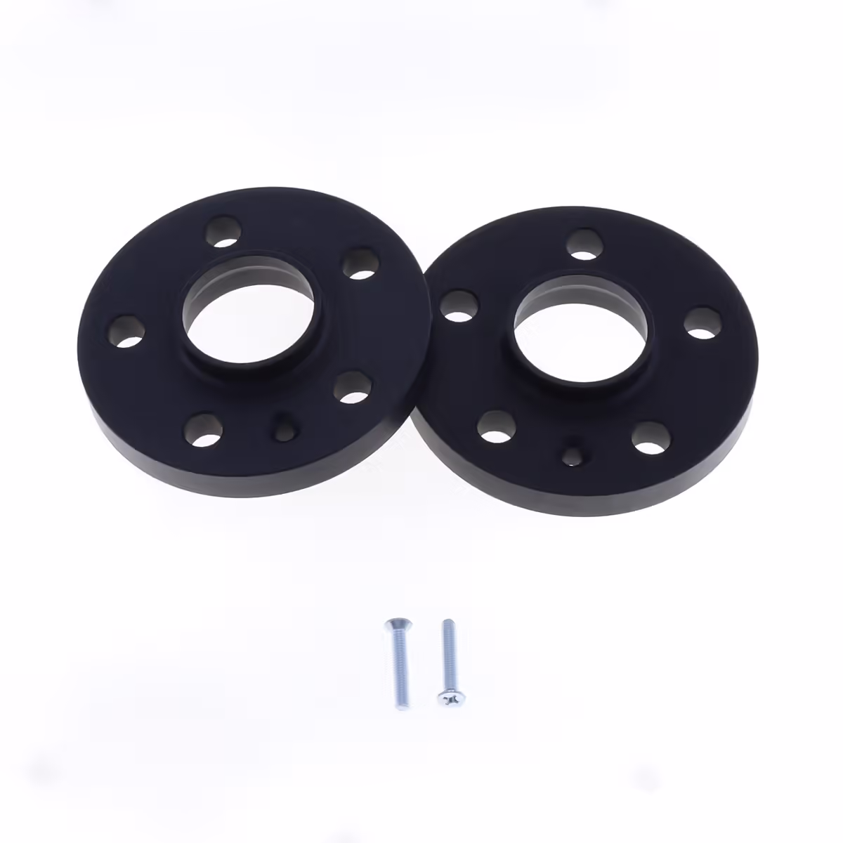 Spoorverbreders 5x100 naaf:57 dikte:12mm Audi Seat Skoda VW Zwart