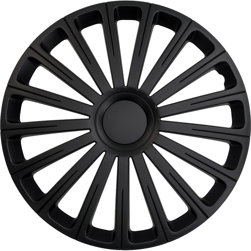 4-Delige Wieldoppenset Radical 15-inch zwart