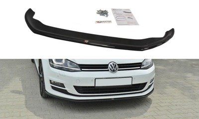 Voorspoiler passend voor VW Golf 7 Glans Zwart