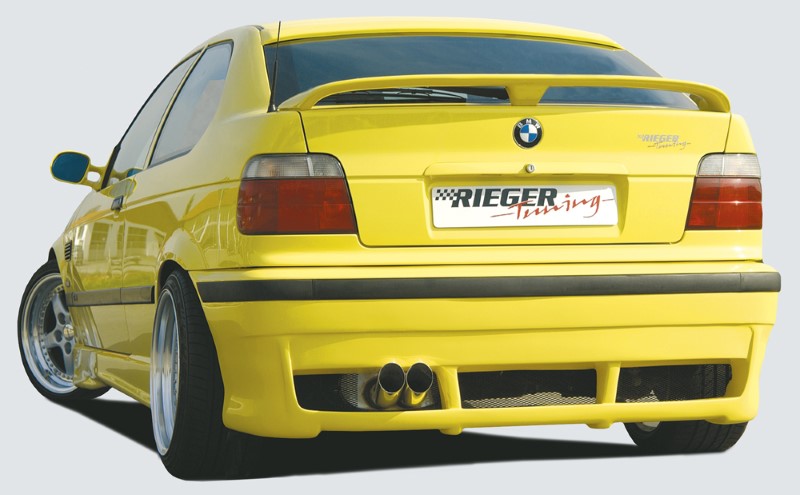 Achterbumper passend voor BMW E36 Compact zonder PDC Rieger