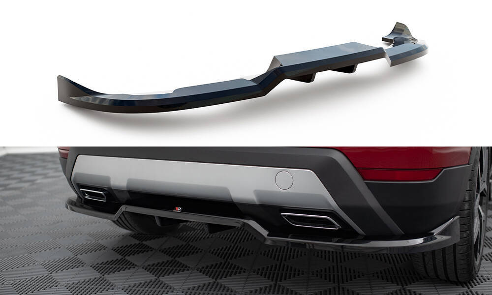 Diffuser passend voor Seat Arona FR Maxton Glans Zwart