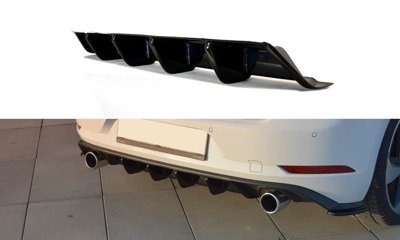 Diffuser passend voor VW Golf 7.5 GTI Facelift Glans Zwart