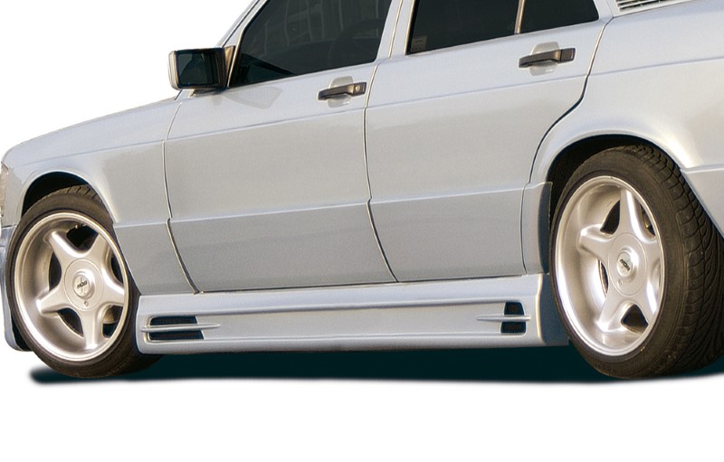 Zijskirts passend voor Mercedes W201 vanaf 89 met 2 schacht en 2 uitsnedes Ri