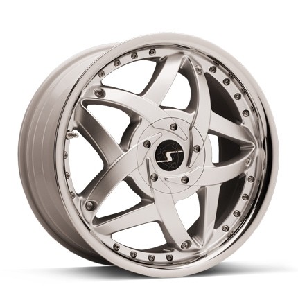 Velgen Schmidt Slider High Gloss zilver 8.5x17 4x100 ET45