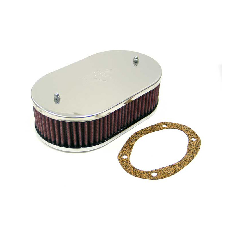 K&N carburateur luchtfilter ovaal groot  Solex/Mikuni Solex 35/38 EEIT, Montagehoogte 65mm (56-9060)