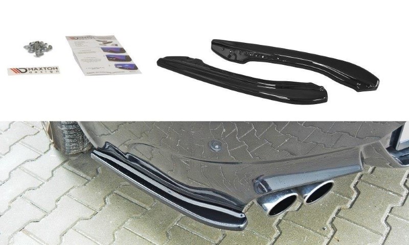 Achterzij Spoiler passend voor BMW M6 E63 Glanzend Zwart