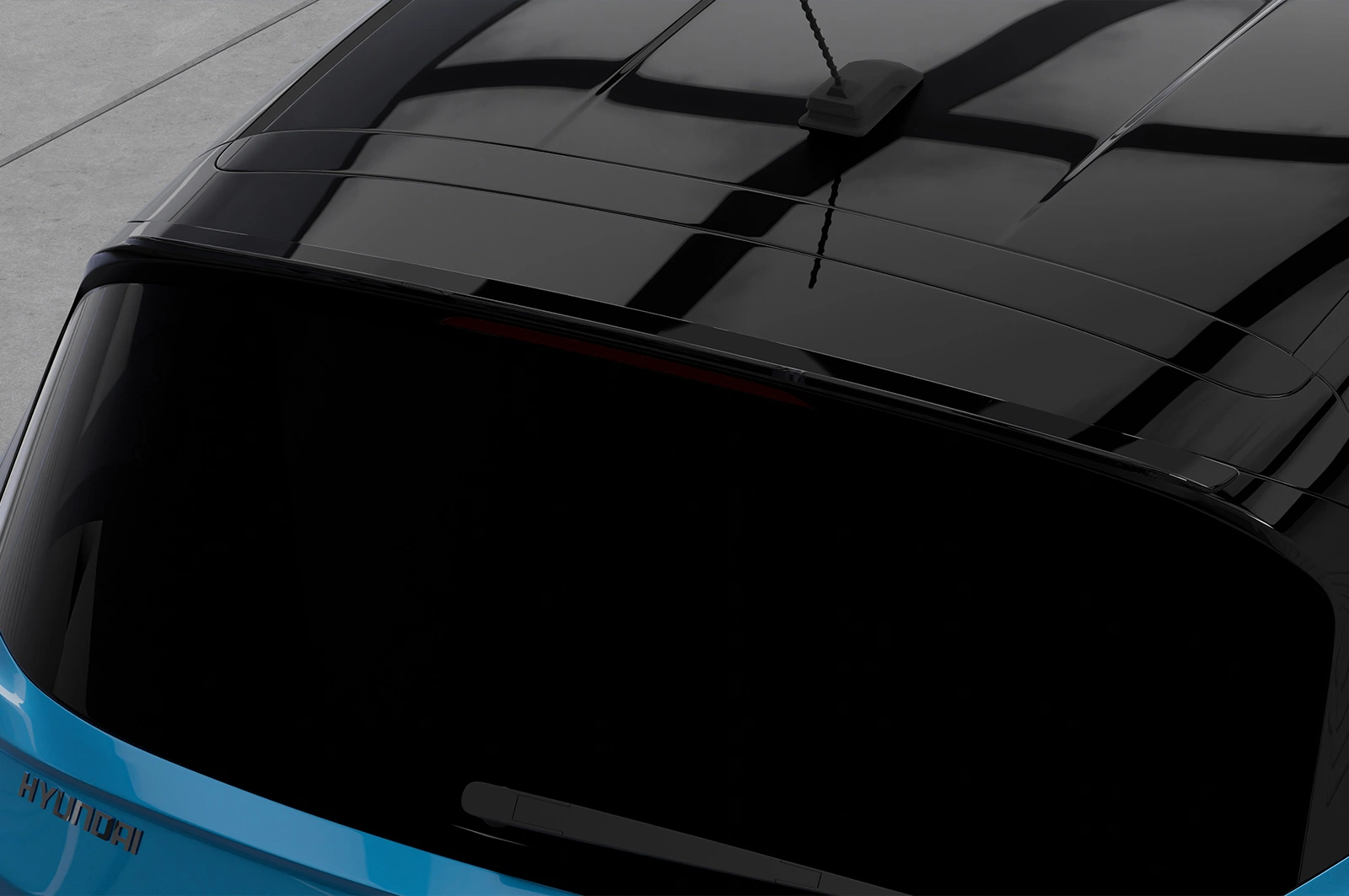 Achterspoiler Hyundai i10 (3e Gen.) Glans Zwart 2019 – CSR Automotive