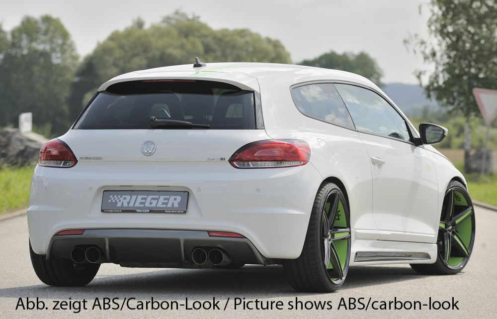 Diffuser passend voor Volkswagen Scirocco 08-17 R-line  Rieger