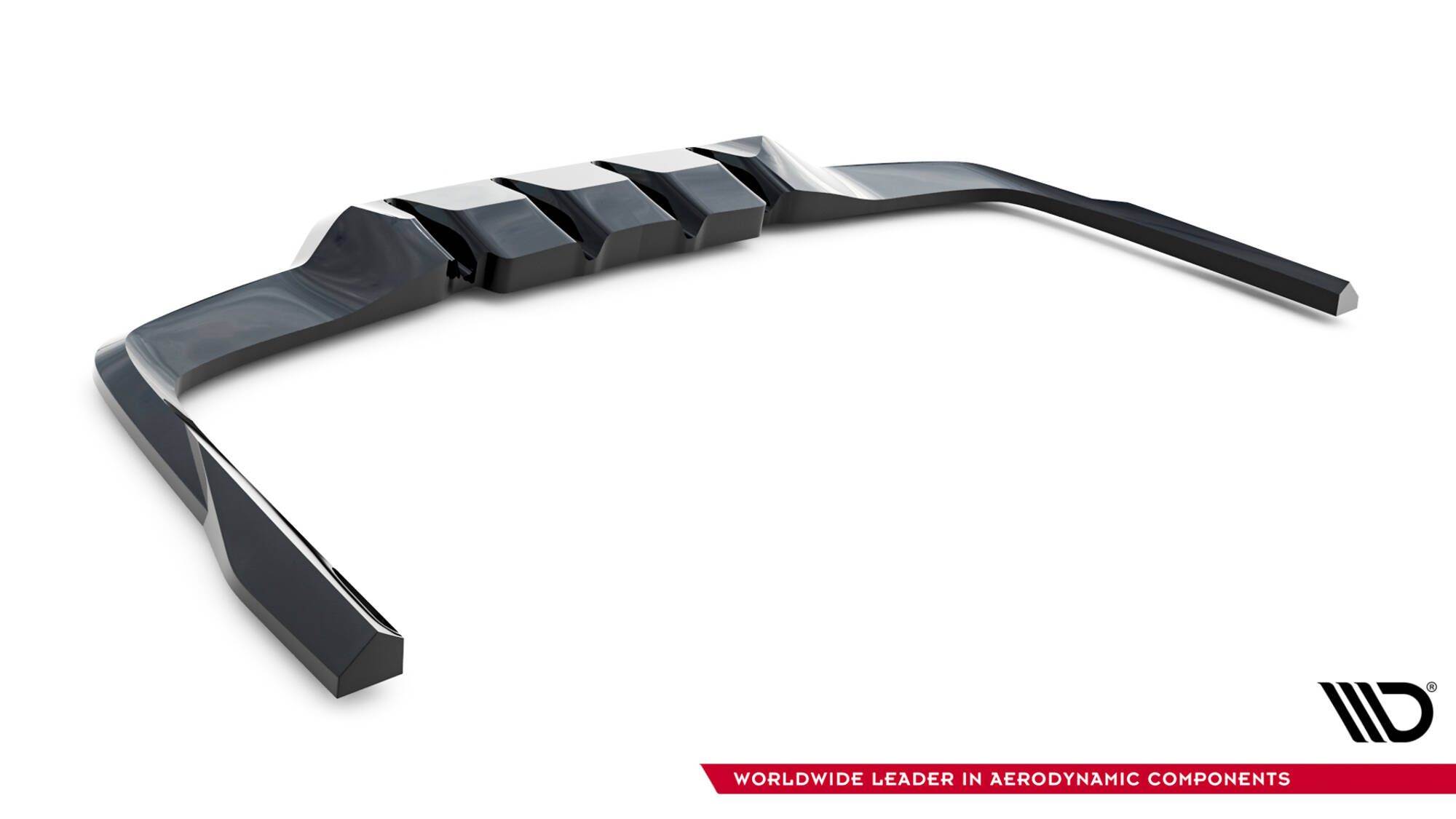 Achter Diffuser passend voor Mercedes-AMG CLE 53 / AMG-Line C236 Maxton Glanzend zwart
