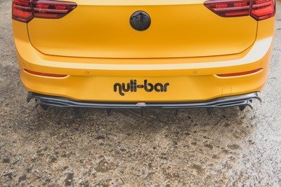 Diffuser passend voor Volkswagen Golf 8 Glans Zwart