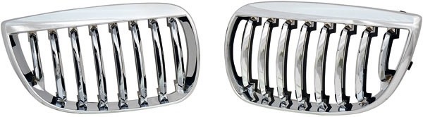 Grill Nieren passend voor BMW E87 04-07 Chroom