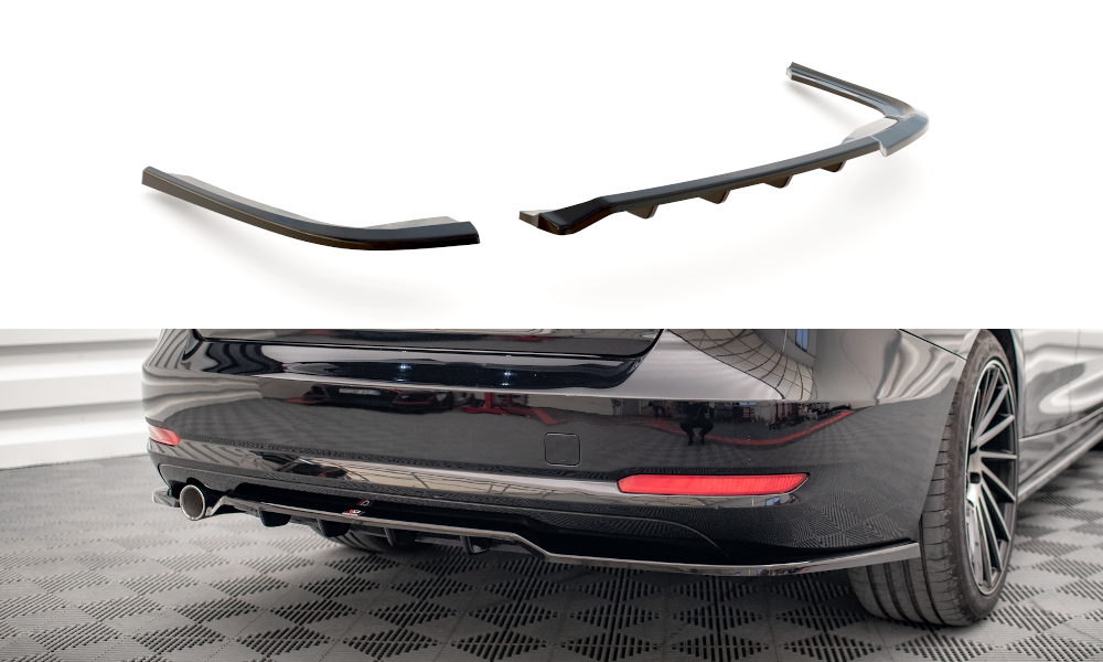 Diffuser passend voor BMW 3 Serie GT F34 Maxton Glans Zwart