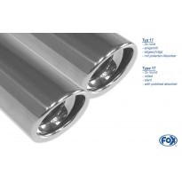 Mini Cooper S Cabrio R52 Einddemper rechts/links Uitgang midden