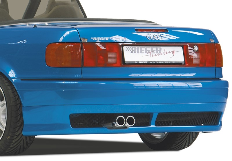Achterbumper Diffusor Audi Cabrio/Coupe Rieger ABS