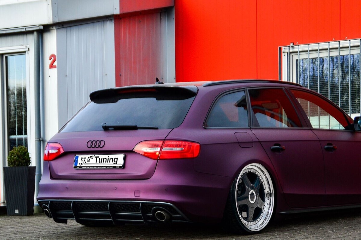 Achter Diffuser passend voor Audi A4 / S4 B8 FL S-Line
