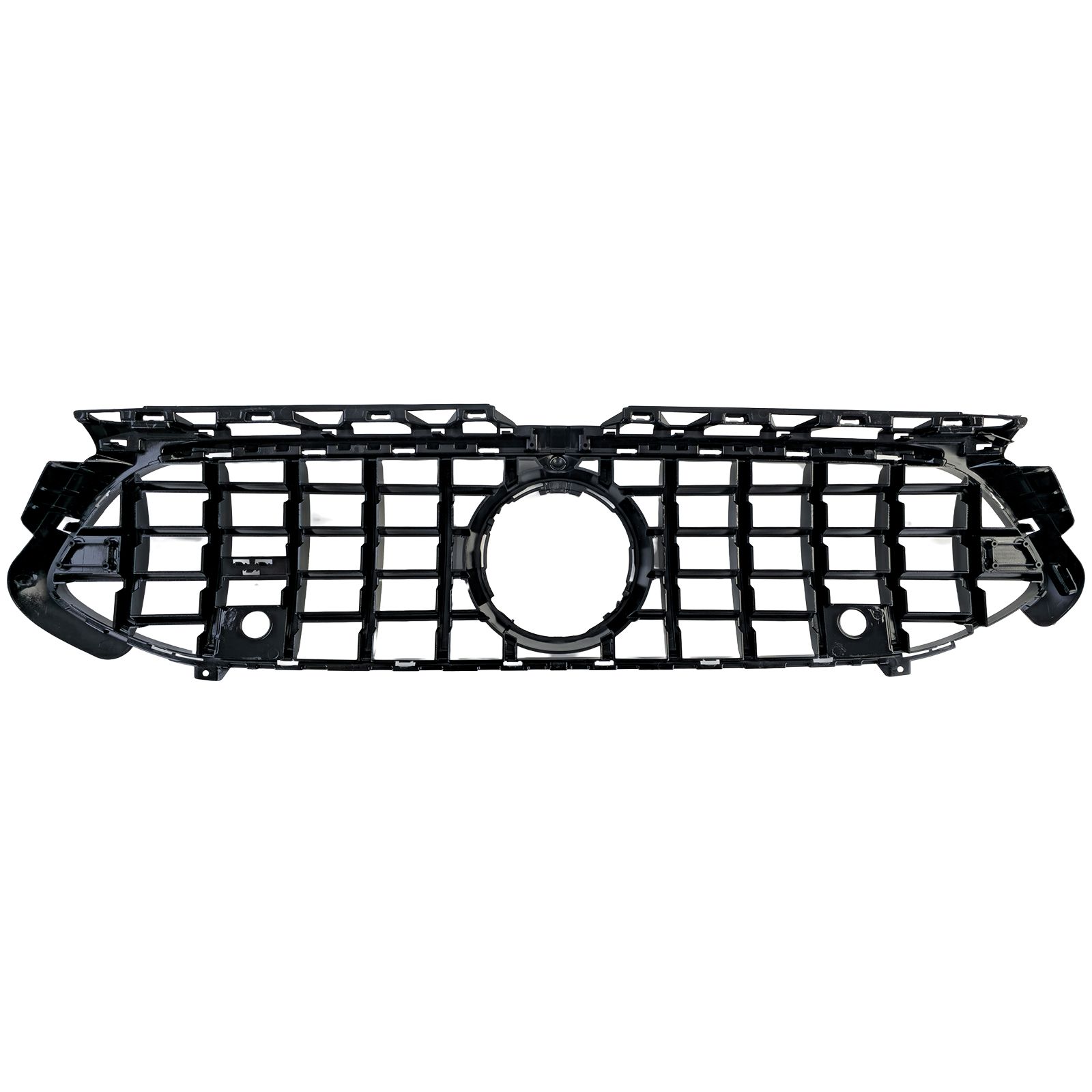 Grill Mercedes A-klasse W177 / V177 GT-Look Glans Zwart-Chroom (Facelift)