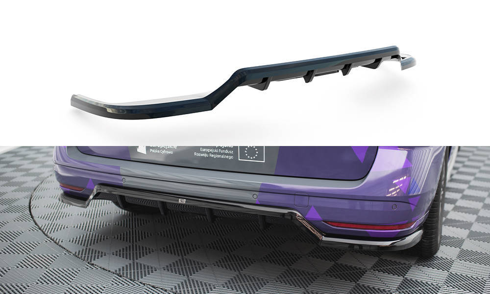 Diffuser passend voor Volkswagen Multivan T7 Maxton Glans Zwart
