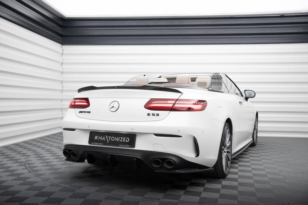 Spoiler passend voor Mercedes E Klasse Cabrio A238 Maxton Glans Zwart