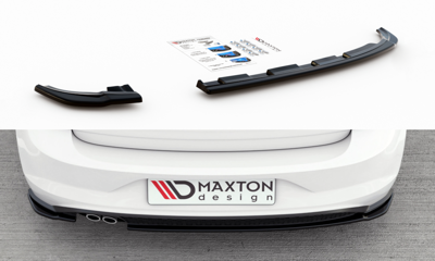 Diffuser passend voor VW Polo GTI Mk6 Glans Zwart