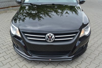 Voorspoiler VW Passat CC Glans Zwart
