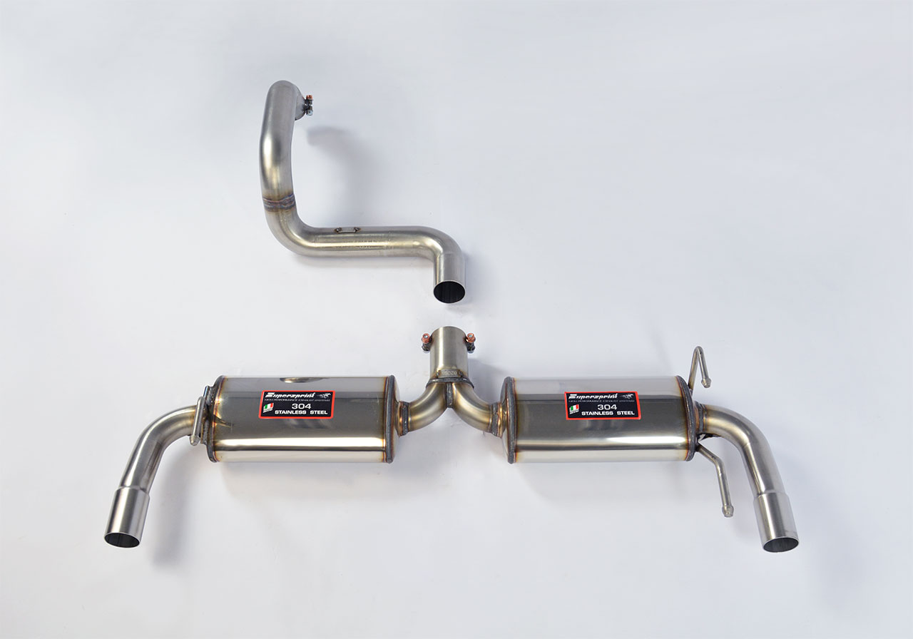 595 ABARTH 1.4T "Pista" (160 Hp) 2016 Rear exhaust Right - Left
