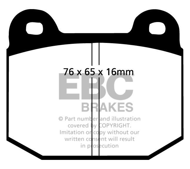 EBC Brakes BMW 316 1.6 (E21) 75-78 Remblokken voorzijde greenstu
