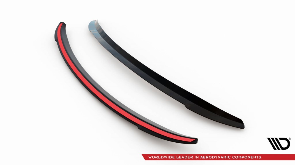 Motorkap Spoiler passend voor Volkswagen Golf 8 alle Maxton Glans Zwart