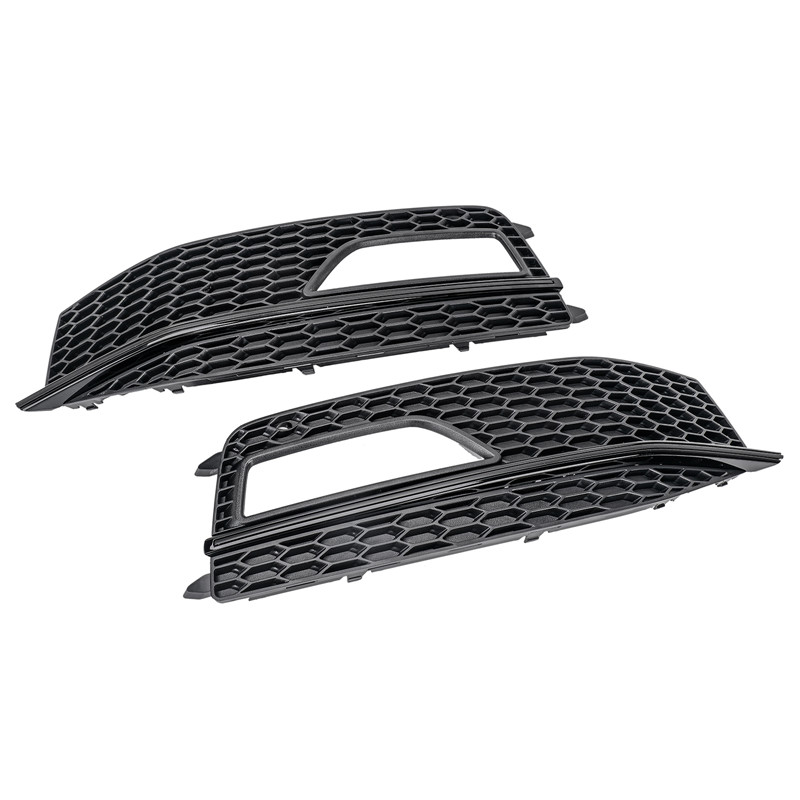 Mistlamp Grillen Audi A4 B8 S-Line 12-15 Zwart RS Look