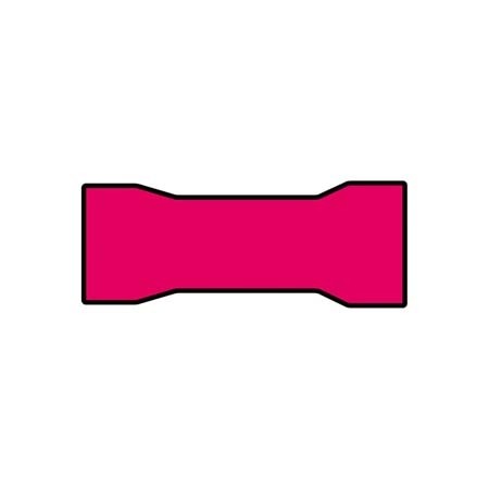 Kabelverbinders 545 rood 50st