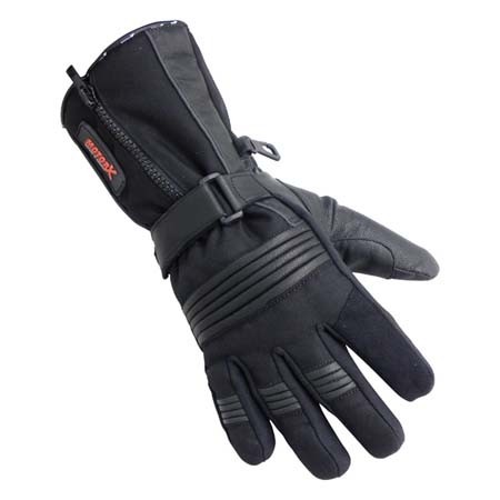 Motorhandschoenen leder winter zwart XL
