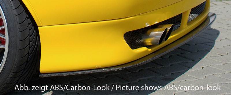 Spoilerzwaard Achterbumper Diffuser passend voor Mercedes SLK vanaf model 00 Rieger