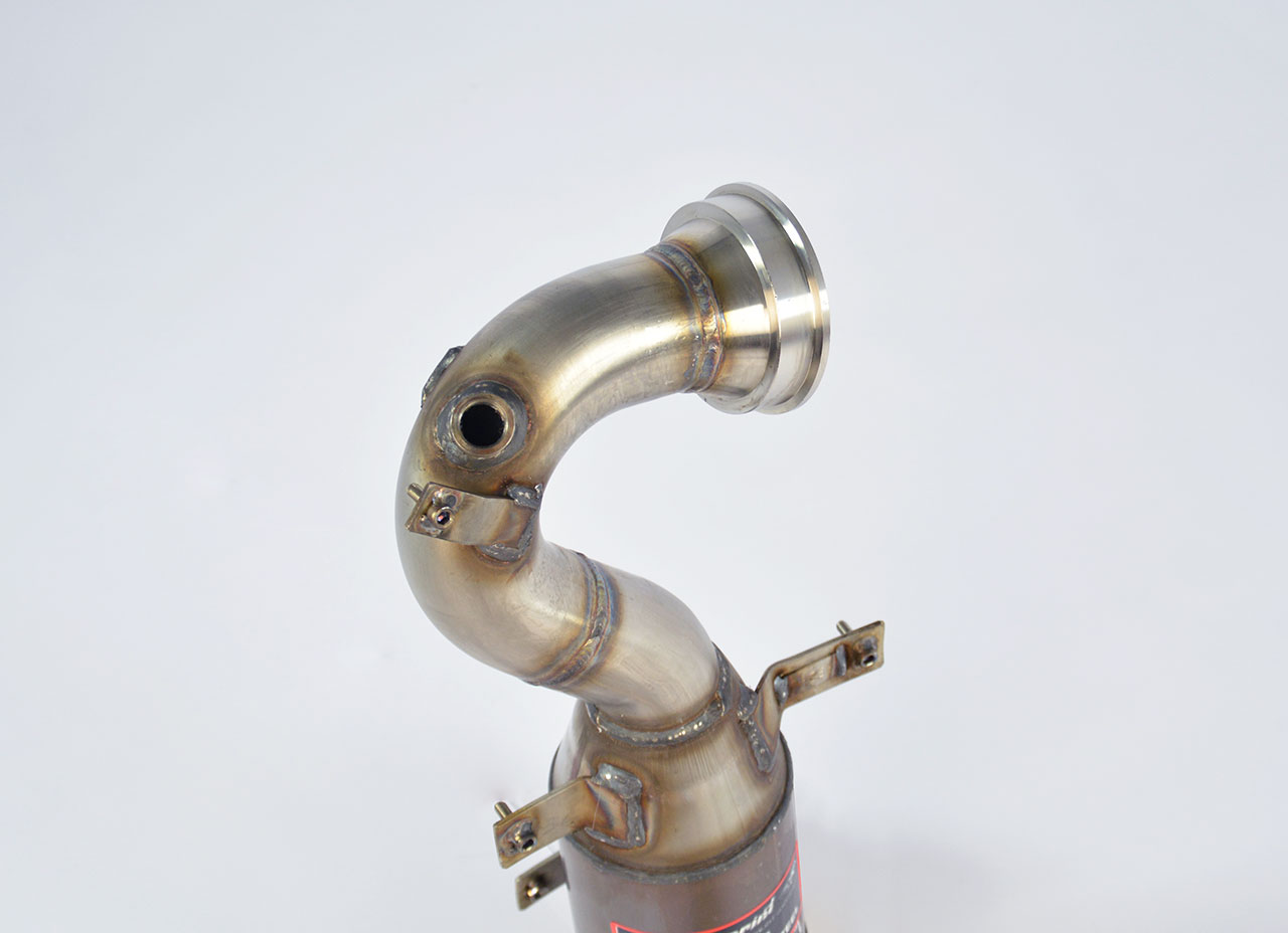 595 ABARTH 1.4T "50° Anniversario" (180 Hp) (Ø65) 2013 Turbo downpipe kit + Metallic catalytic conve