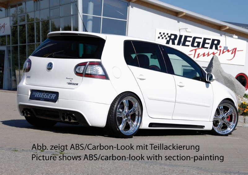 Zijskirts passend voor VW Golf V gti alle 5 deurs modellen Rieger met