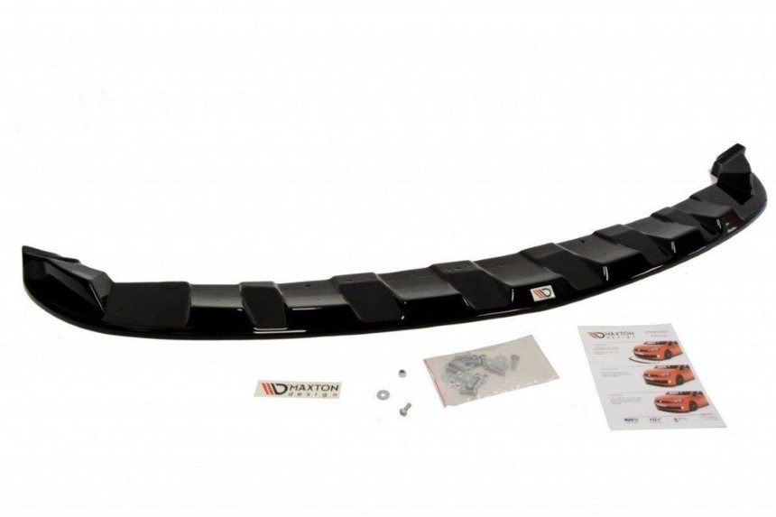 Voorspoiler passend voor Mercedes M-Klasse W164 AMG Maxton Design glans zwart