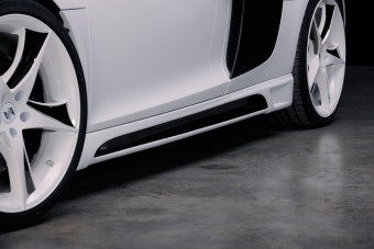 Zijskirts passend voor Audi R8 Rieger Carbon