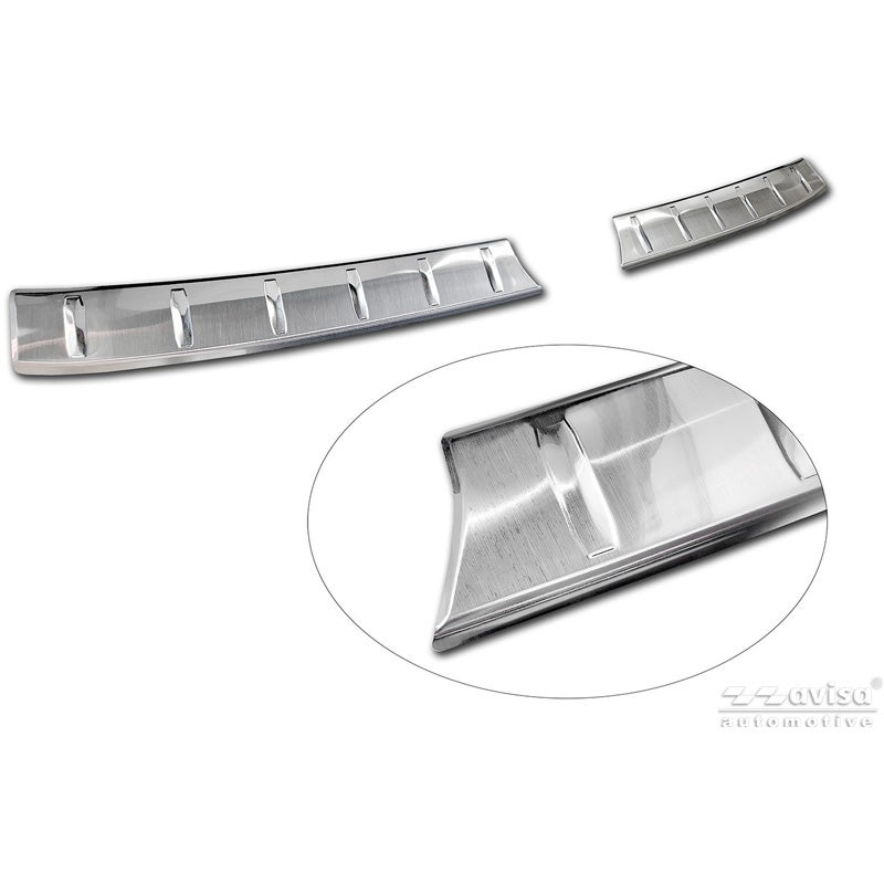 Avisa RVS Achterbumperprotector  Leapmotor C10 2024- - Zilver - 2-delig