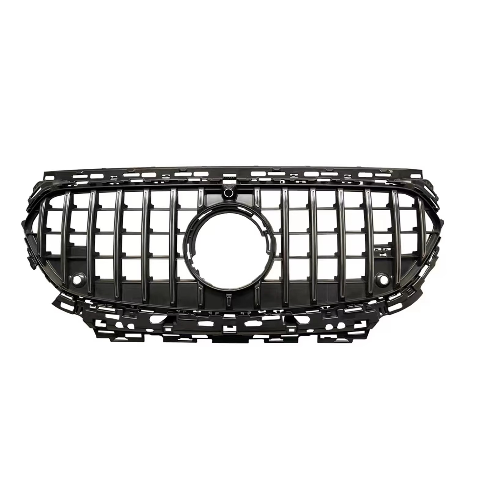 Grill passend voor Mercedes E W214 S214 X214 Panamericana GT Look Chroom/Zwart